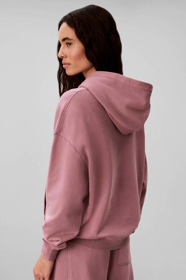 CALVIN KLEIN JEANS hoodie met logo oudroze - Foto 2