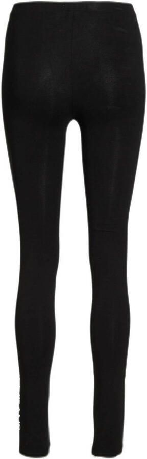 Calvin Klein Jeans legging met logo zwart wit Meisjes Stretchkatoen Logo 140 - Foto 2
