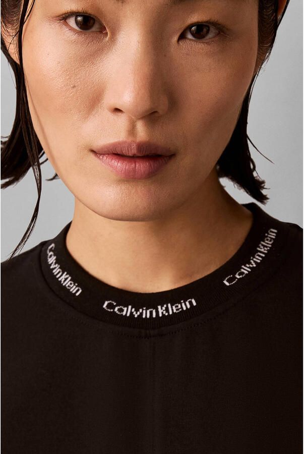 Calvin Klein Jeans Korte Jurk SS LOGO RIB INTERLOCK T-SHIRTDR - Foto 2
