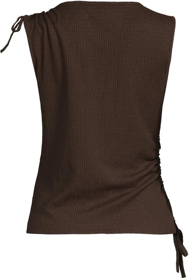 CALVIN KLEIN JEANS mouwloze top donkerbruin - Foto 2