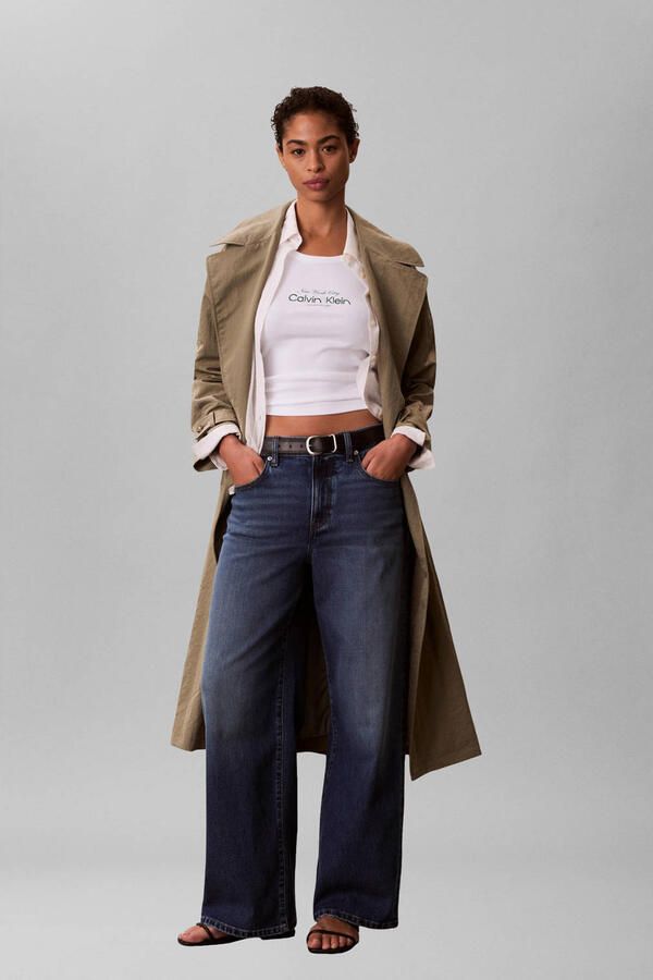 Calvin Klein Jeans Top met Labelstitching Model 'CONTOUR' - Foto 2
