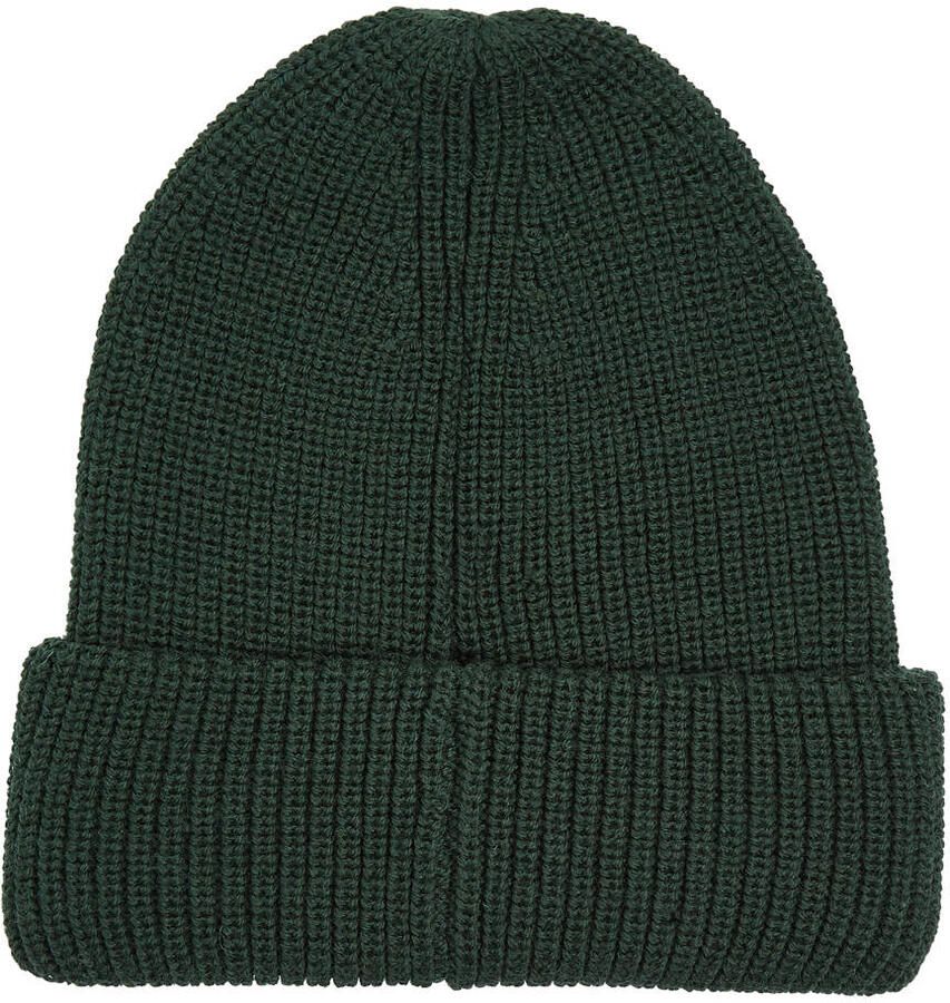 Calvin Klein Jeans Groene Katoenen Beanie Hoed Mannen Herfst Winter Green Heren
