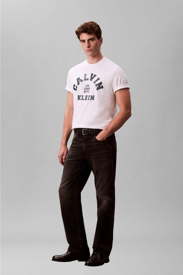 CALVIN KLEIN JEANS oversized T-shirt wit - Foto 2