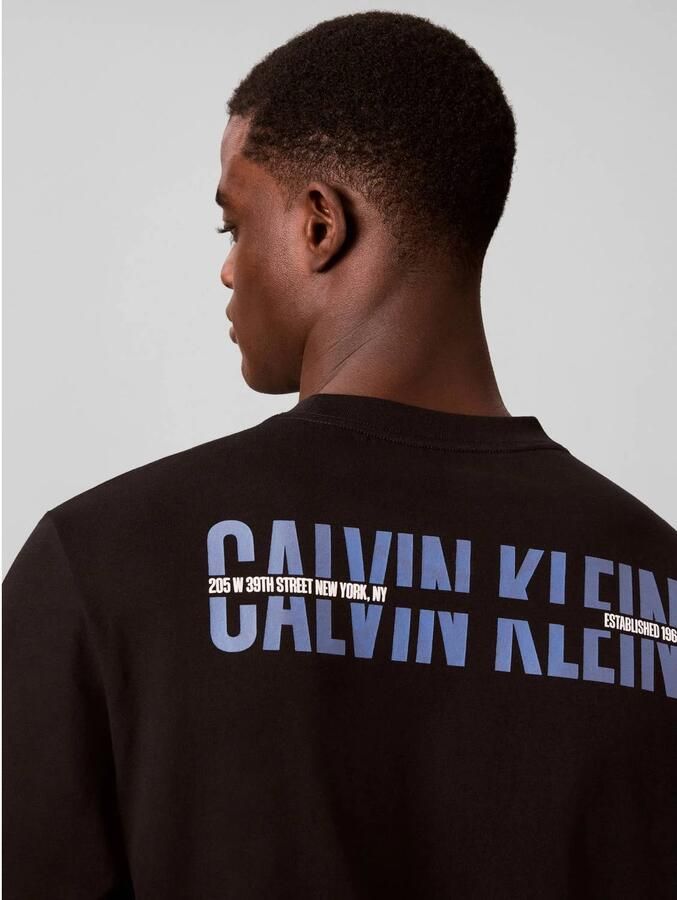 CALVIN KLEIN JEANS regular fit longsleeve zwart - Foto 2