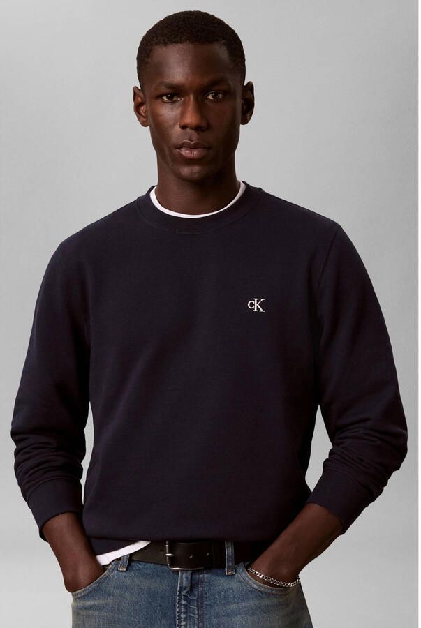 CALVIN KLEIN JEANS regular fit trui dark sapphire