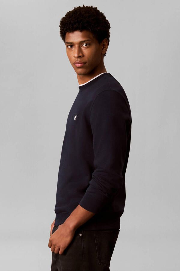 CALVIN KLEIN JEANS regular fit trui dark sapphire - Foto 2