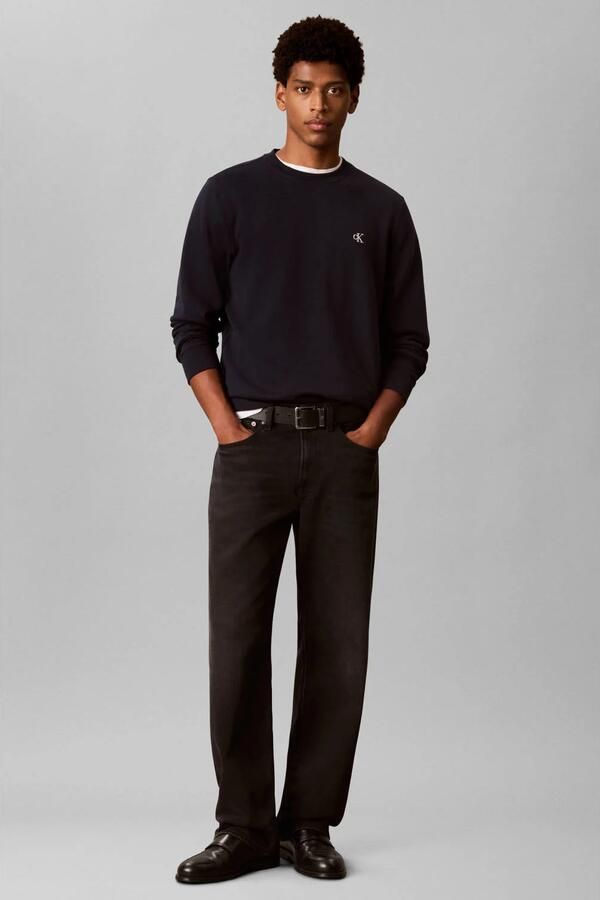 CALVIN KLEIN JEANS regular fit trui dark sapphire - Foto 3