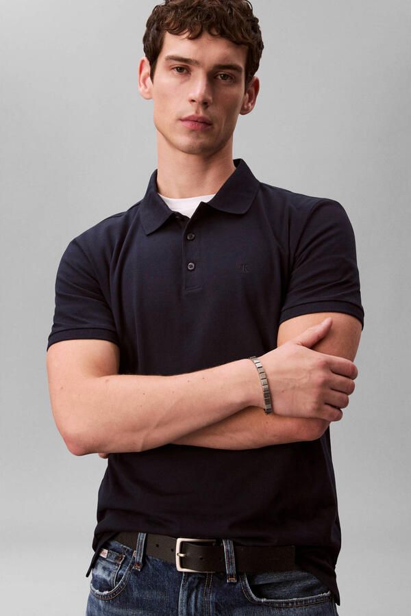Calvin Klein Jeans Polo Shirt Korte Mouw SS CLASSIC MONOGRAM POLO LV04RD255G