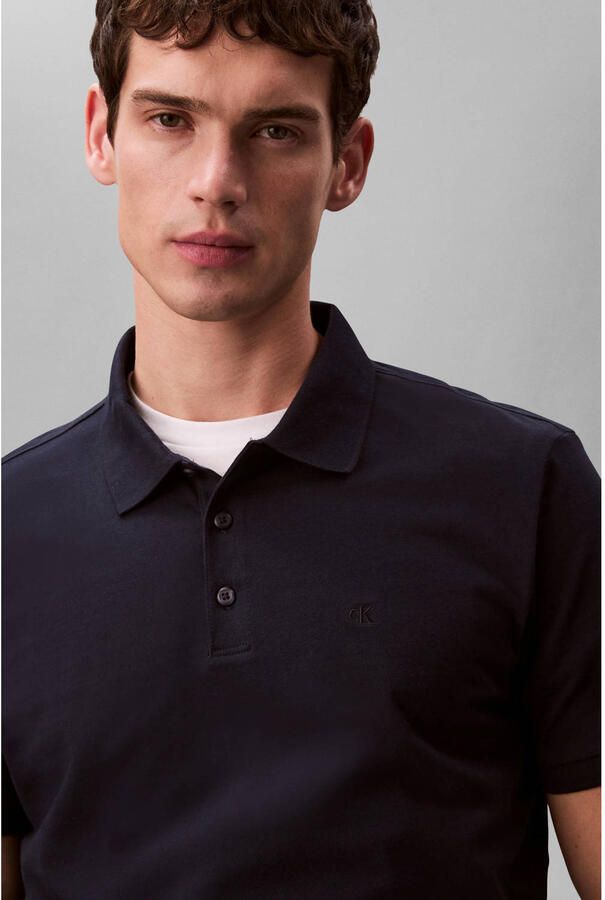 Calvin Klein Jeans Polo Shirt Korte Mouw SS CLASSIC MONOGRAM POLO LV04RD255G - Foto 2