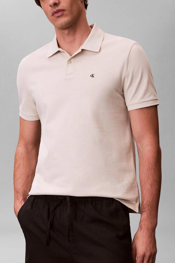 Calvin Klein Jeans Straight fit Poloshirt met Labelstitching - Foto 3