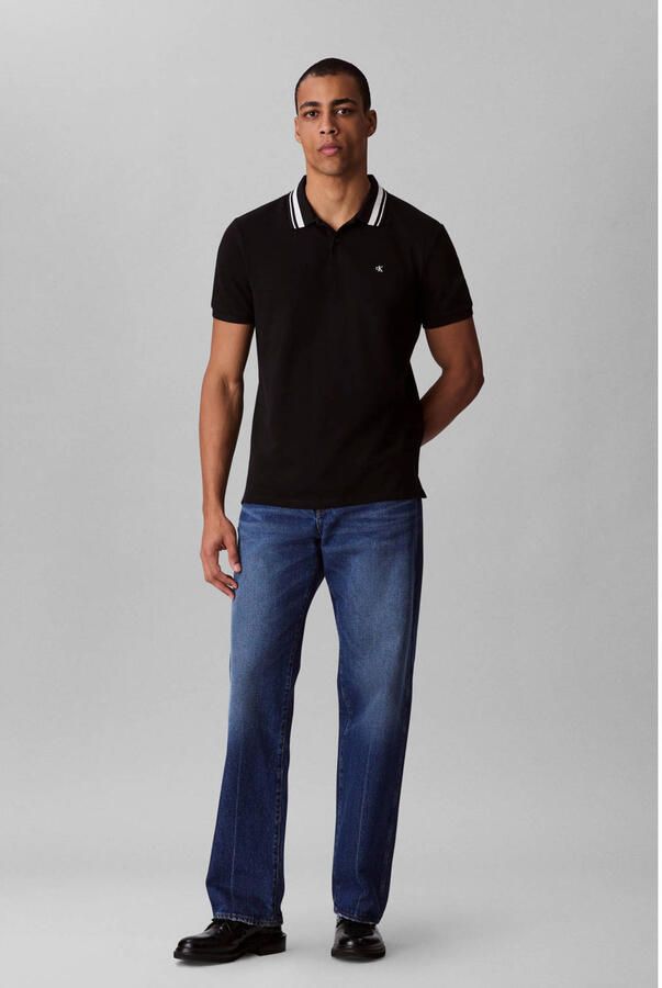 Calvin Klein Jeans Polo Shirt Korte Mouw SS MONOGRAM PIQUE LV04RC276G - Foto 1