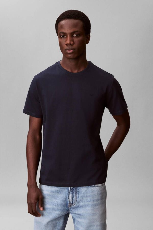 CALVIN KLEIN JEANS regular T-shirt donkerblauw