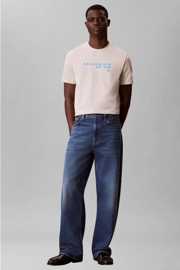 CALVIN KLEIN JEANS regular T-shirt ecru