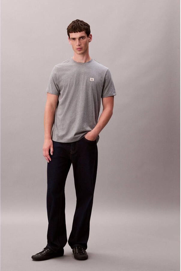CALVIN KLEIN JEANS regular T-shirt grijs - Foto 2