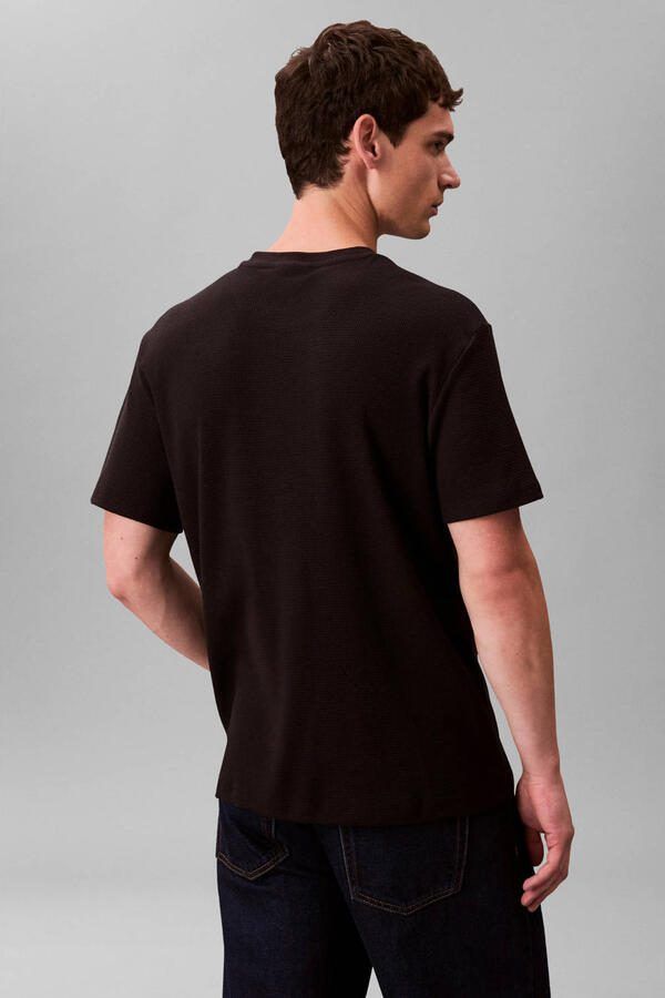 Calvin Klein Jeans T-shirt Korte Mouw SS WAFFLE BADGE CREWNK TEE - Foto 2