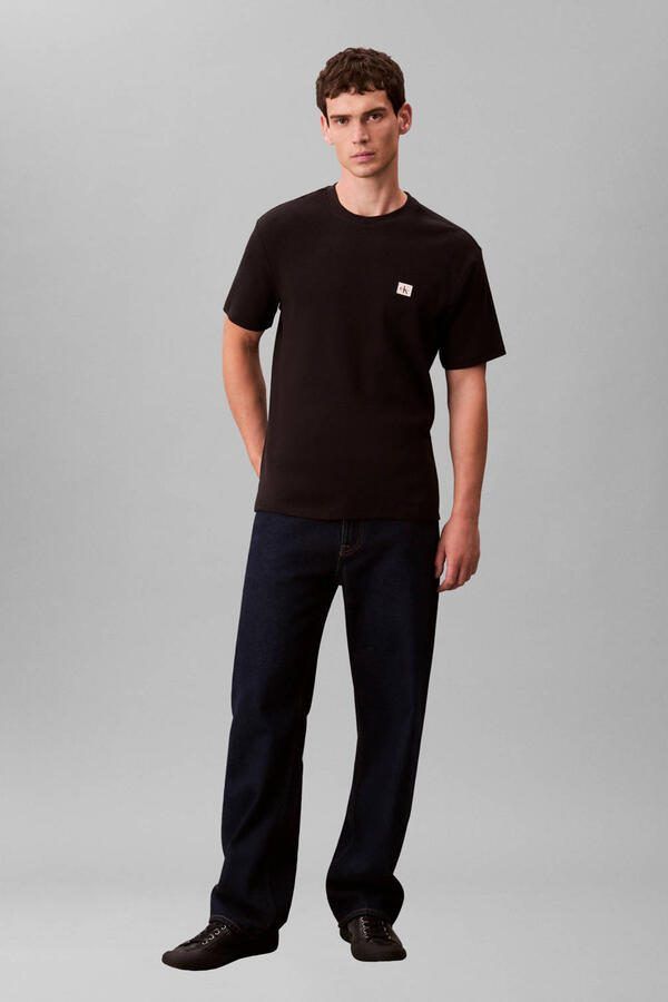 Calvin Klein Jeans T-shirt Korte Mouw SS WAFFLE BADGE CREWNK TEE - Foto 3