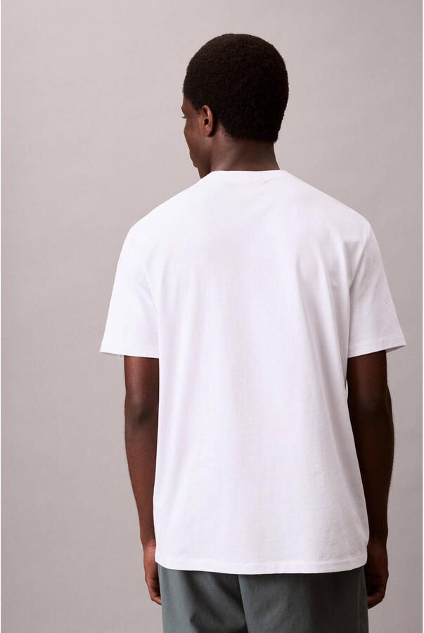 CALVIN KLEIN JEANS regular T-shirt wit - Foto 2