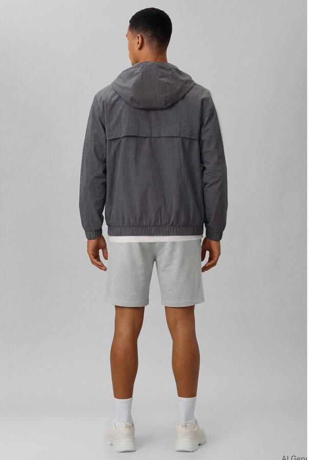 CALVIN KLEIN Heren Broeken Premium Terry Calvin Collegiate Grijs - Foto 6