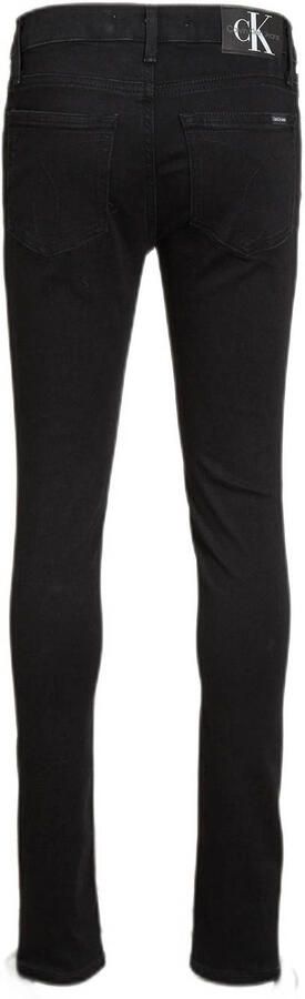 Calvin Klein Jeans skinny jeans clean black Zwart Meisjes Stretchdenim 116 - Foto 3