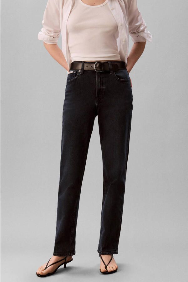 CALVIN KLEIN JEANS slim fit jeans donkerblauw