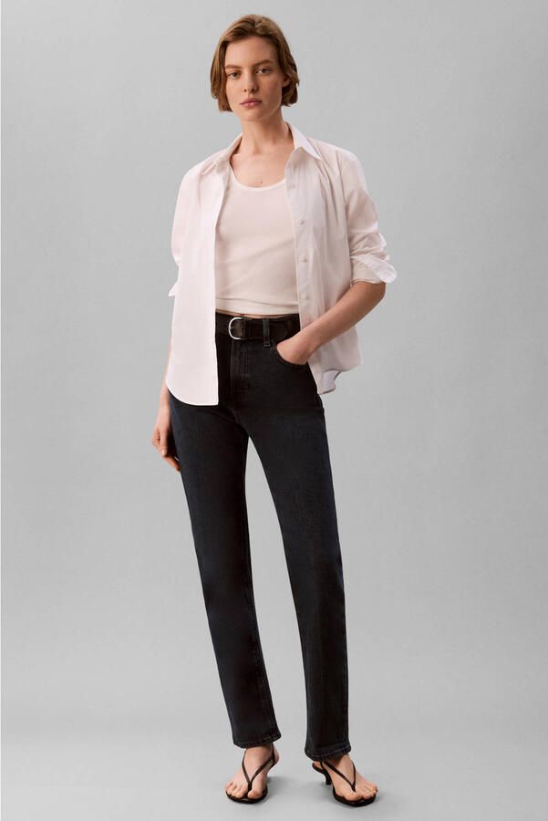 CALVIN KLEIN JEANS slim fit jeans donkerblauw - Foto 2
