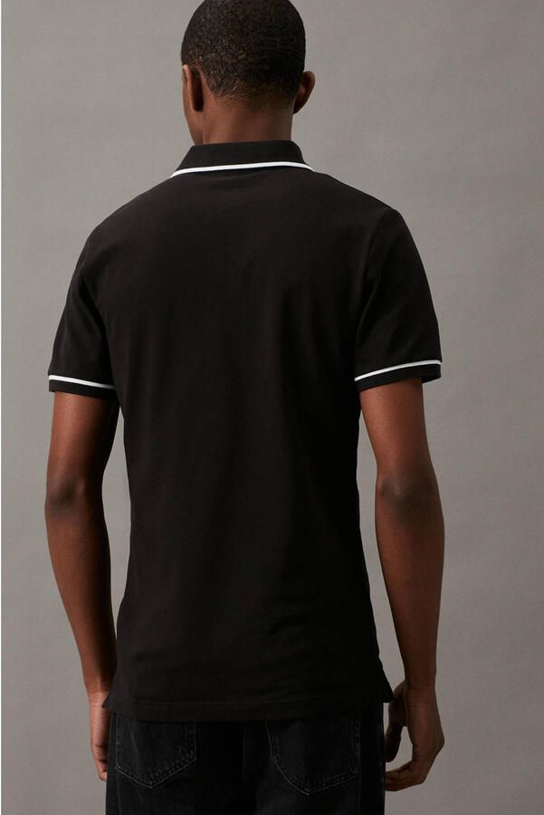 Calvin Klein Jeans Polo Shirt Korte Mouw TIPPING SLIM POLO - Foto 4