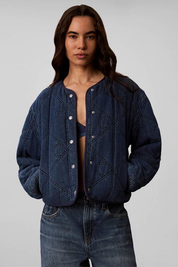 CALVIN KLEIN JEANS spijkerjas donkerblauw
