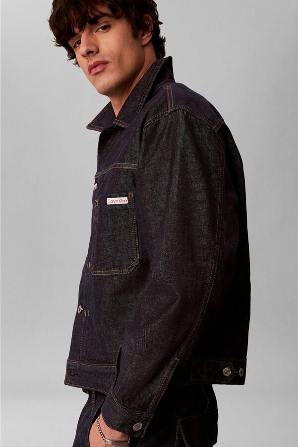 CALVIN KLEIN JEANS spijkerjas iconic indigo - Foto 3