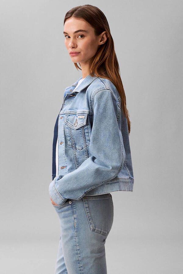 Calvin Klein Jeans Spijkerjack Lv047f672g - Foto 3