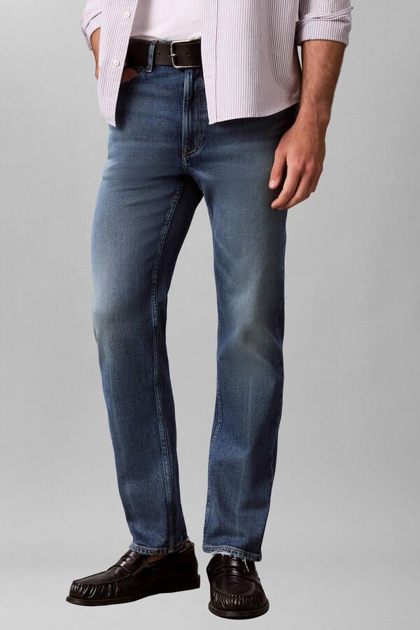 CALVIN KLEIN JEANS STANDARD STRAIGHT regular fit straight leg jeans winter haze