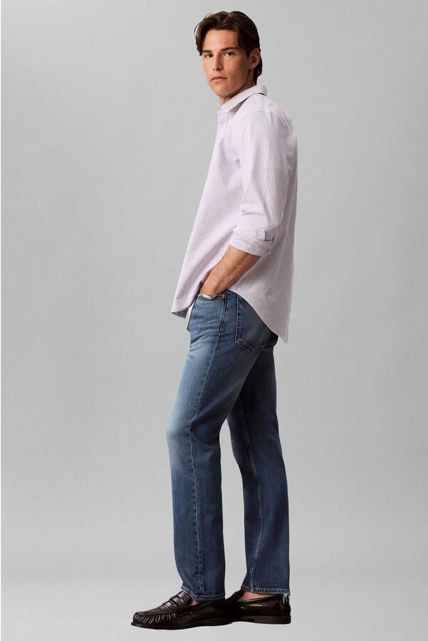 CALVIN KLEIN JEANS STANDARD STRAIGHT regular fit straight leg jeans winter haze - Foto 2