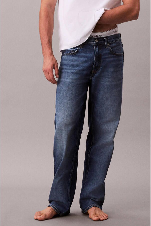 CALVIN KLEIN JEANS straight leg jeans dark blue denim - Foto 2