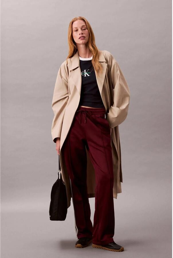 Calvin Klein Jeans Straight fit sweatpants met contraststrepen model 'Terry' - Foto 6