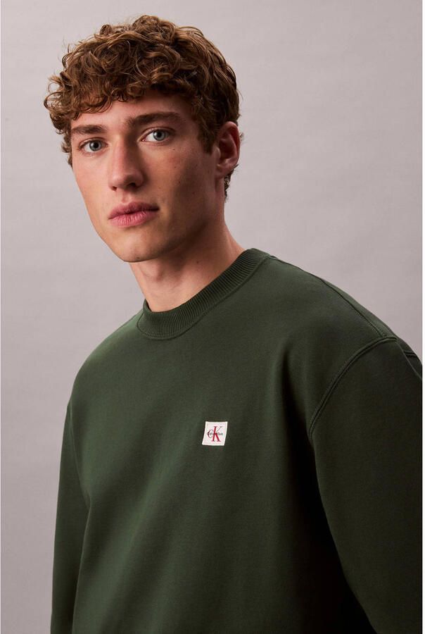 Calvin Klein Sweatshirt 400GSM TRRY BDG CRWN - Foto 1