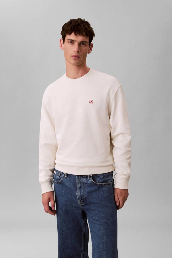 Calvin Klein Jeans Sweatshirt van puur katoen