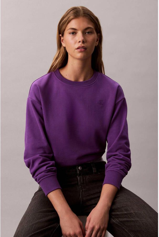 CALVIN KLEIN JEANS sweater paars - Foto 3