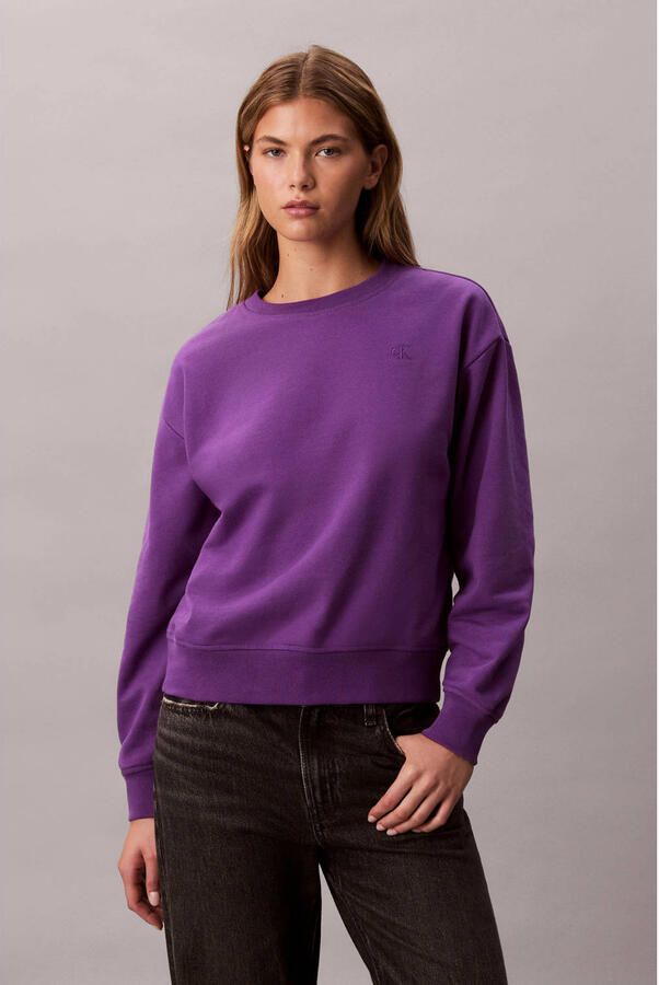 CALVIN KLEIN JEANS sweater paars - Foto 2