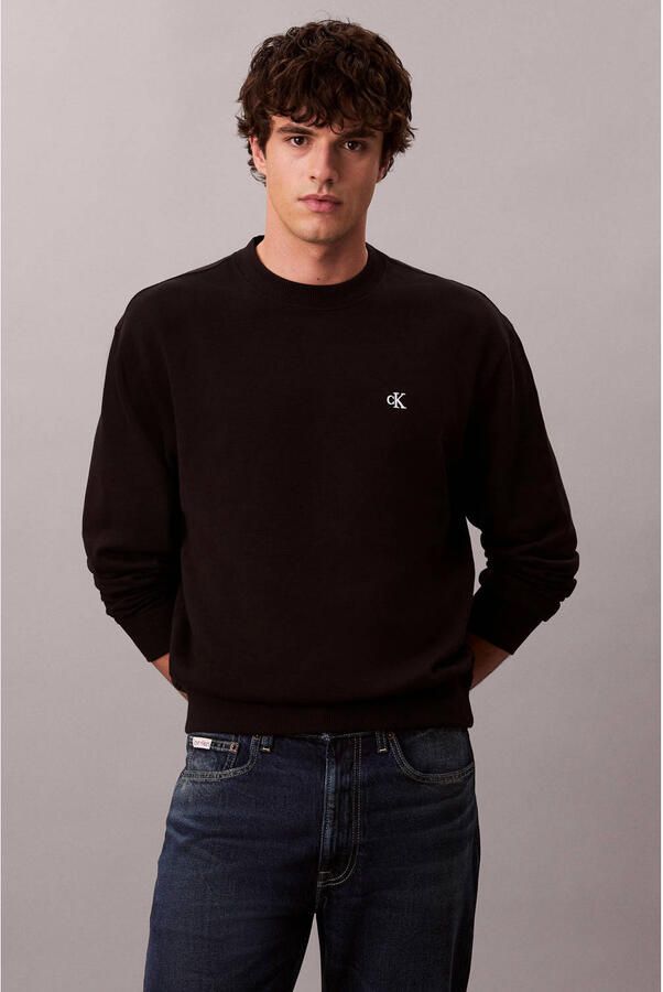 Calvin Klein Jeans Sweatshirt met labelstitching