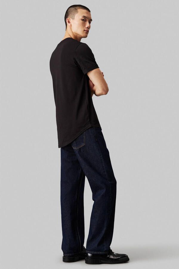 Calvin Klein Patch T-Shirt Les Noirs Black Heren - Foto 3