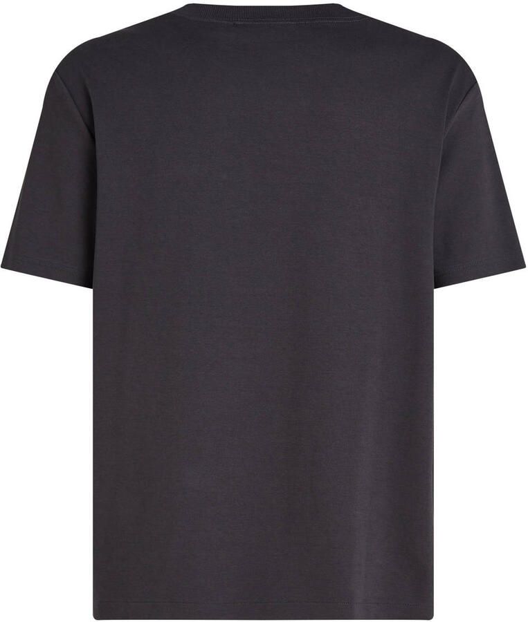 CALVIN KLEIN Heren Polo's & T-shirts Label Tee Zwart - Foto 5