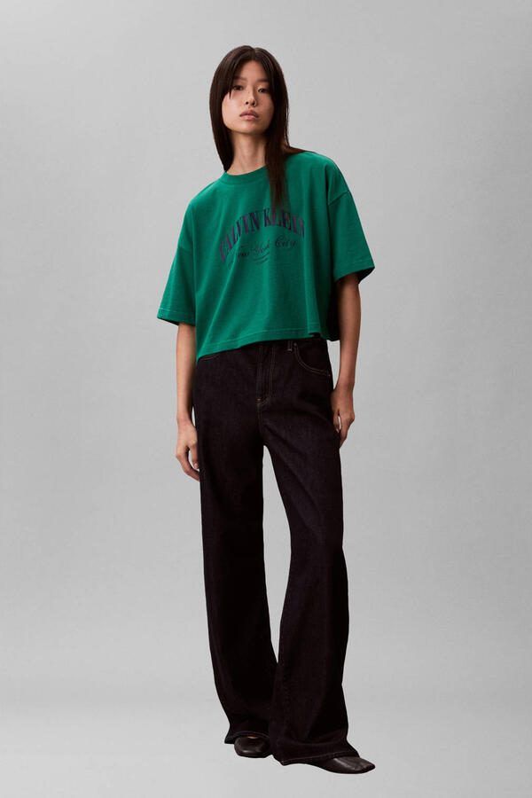 Calvin Klein Jeans Kort T-shirt met logoprint - Foto 3