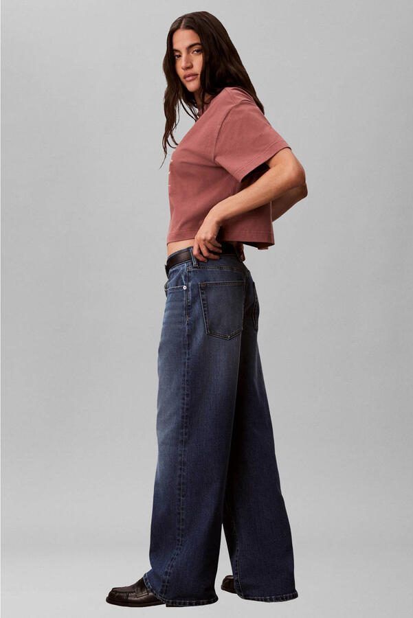 CALVIN KLEIN JEANS T-shirt lichtbruin - Foto 2