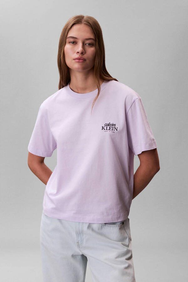 CALVIN KLEIN JEANS T-shirt lila