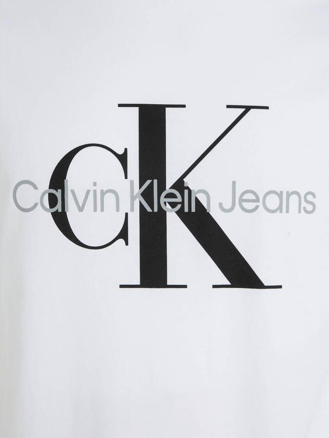Calvin Klein Jeans Witte Print Heren T-shirt White Heren