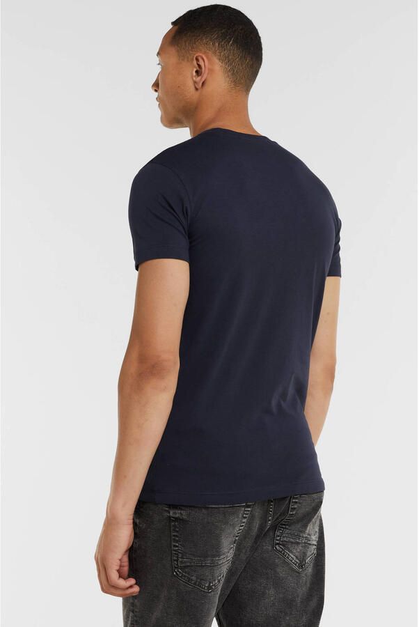 Calvin Klein Jeans Heren Blauw Print T-shirt Blue Heren - Foto 4