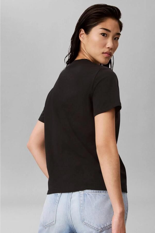 Calvin Klein Jeans Regular fit t-shirt van puur katoen - Foto 2
