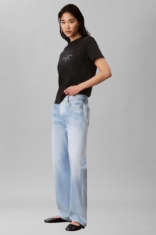 Calvin Klein Jeans Regular fit t-shirt van puur katoen - Foto 3
