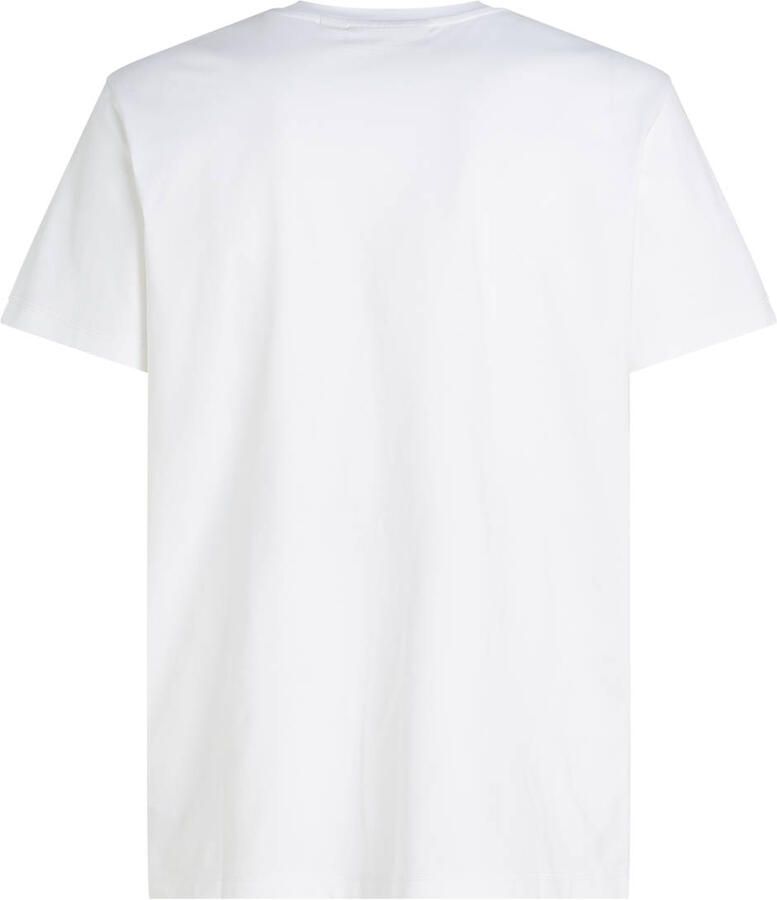 Calvin Klein Jeans T-shirt met ronde hals en labelstitching