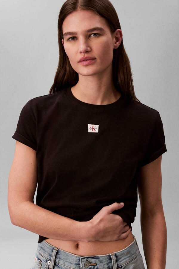 Calvin Klein Jeans regular fit T-shirt van puur katoen - Foto 3