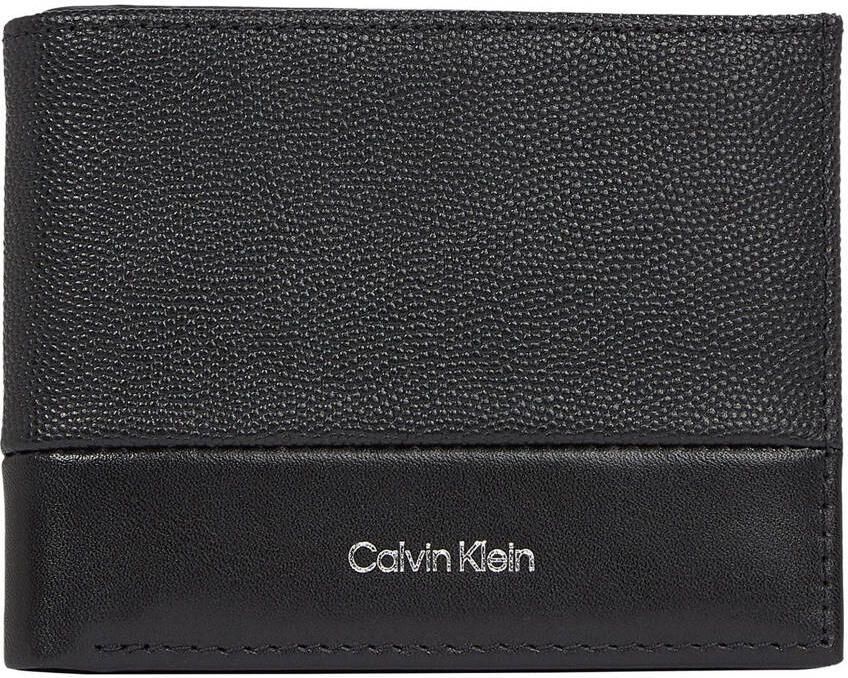 Calvin Klein Heren Leren Portemonnee Lente Zomer Collectie Black Heren - Foto 3